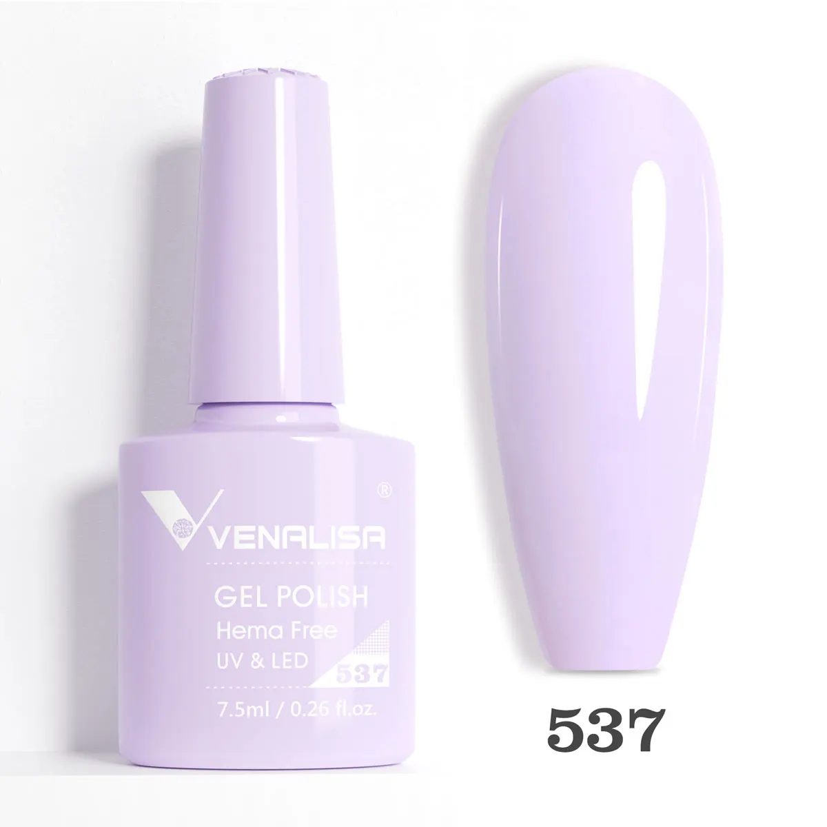 Venalisa HEMA TPO FREE Nagel-Gel-Nagellack, glitzernd, wunderschön, vollständige Abdeckung, Soak Off UV-LED, French Nail Jelly Pink Nude Collection