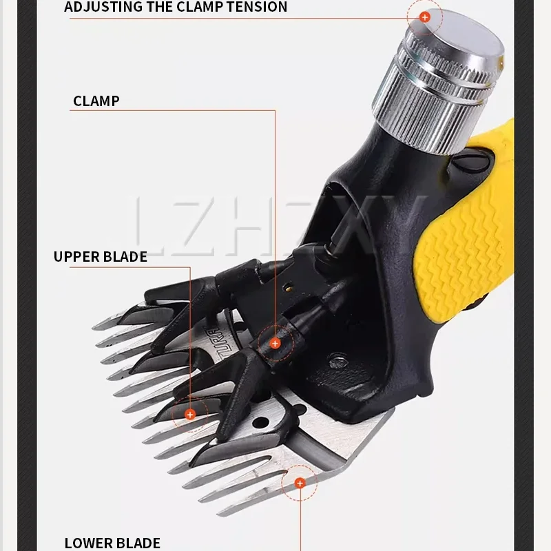 Electric Sheep Shearing Machine, Shearing Tools, Shearing Machine, Curved Handle, Sheep Shearing, Y-shaped Clamp
