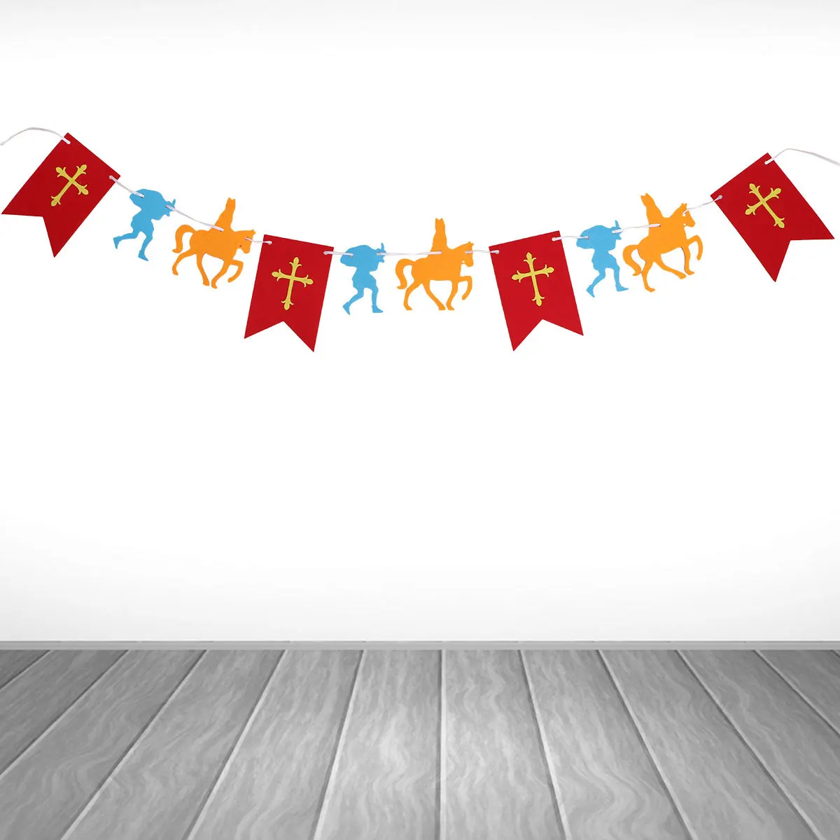 

Day Bunting Banner Non-Woven Pull Flag Hanging Decor For Party Wall Window Tree Outdoor Indoor Decoration