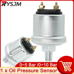 1pc Engine Oil Pressure Sensor Gauge Sender Switch Sending Unit 1/8 NPT M10 10/5 BAR Car Pressure Sensors 10-184 Ohm Signal