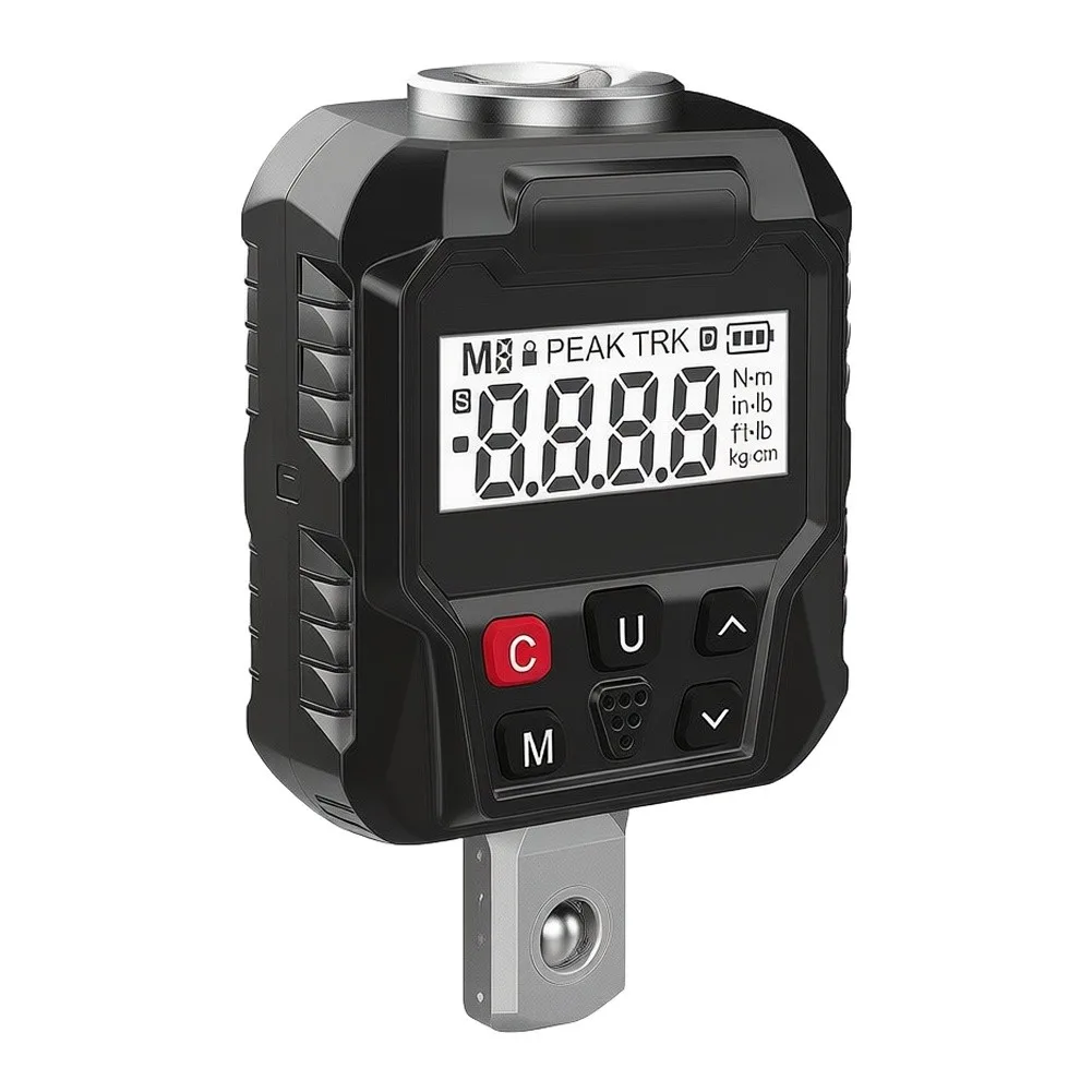 Digital For Torque Meter 17-340NM 1/2 Inch Drive Adapter High Gauge For Vehicle Motorcycle Repair Maintenance Tool