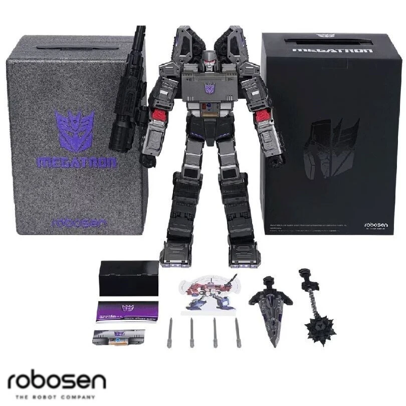 Robosen Transformers Megatron Robosen Auto-Convert Smart Robot Flagship Edition-Programmable Voice Control English version