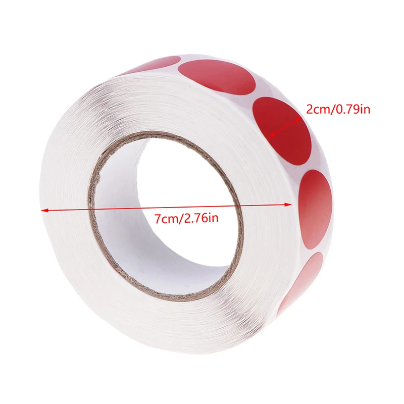 Etichette adesive per punti con codice colore rotondo da 0,75 pollici per bersagli di allenamento per tiro con l'arco e caccia con arco