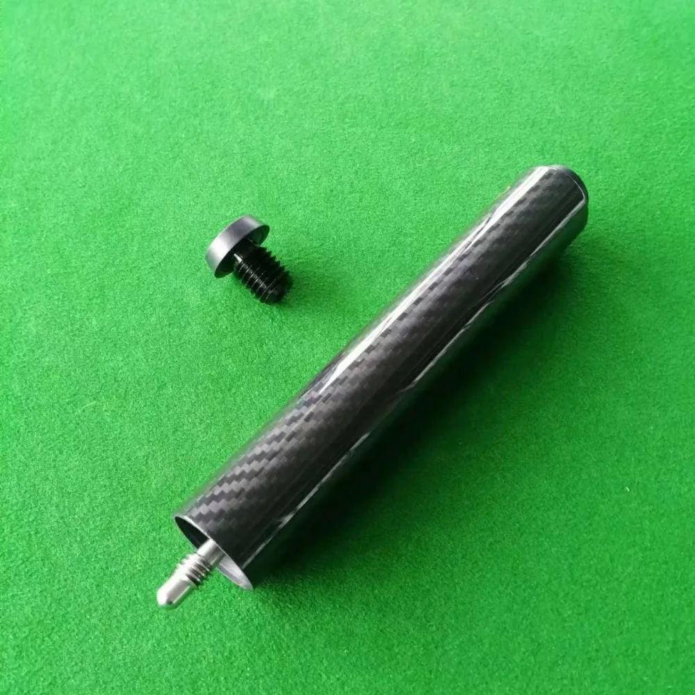 full-carbon-fiber-3k-twill-glossy-billiard-pool-cue-extender-rod-lengthen-pole-elongated-stick-quick-joint-customize