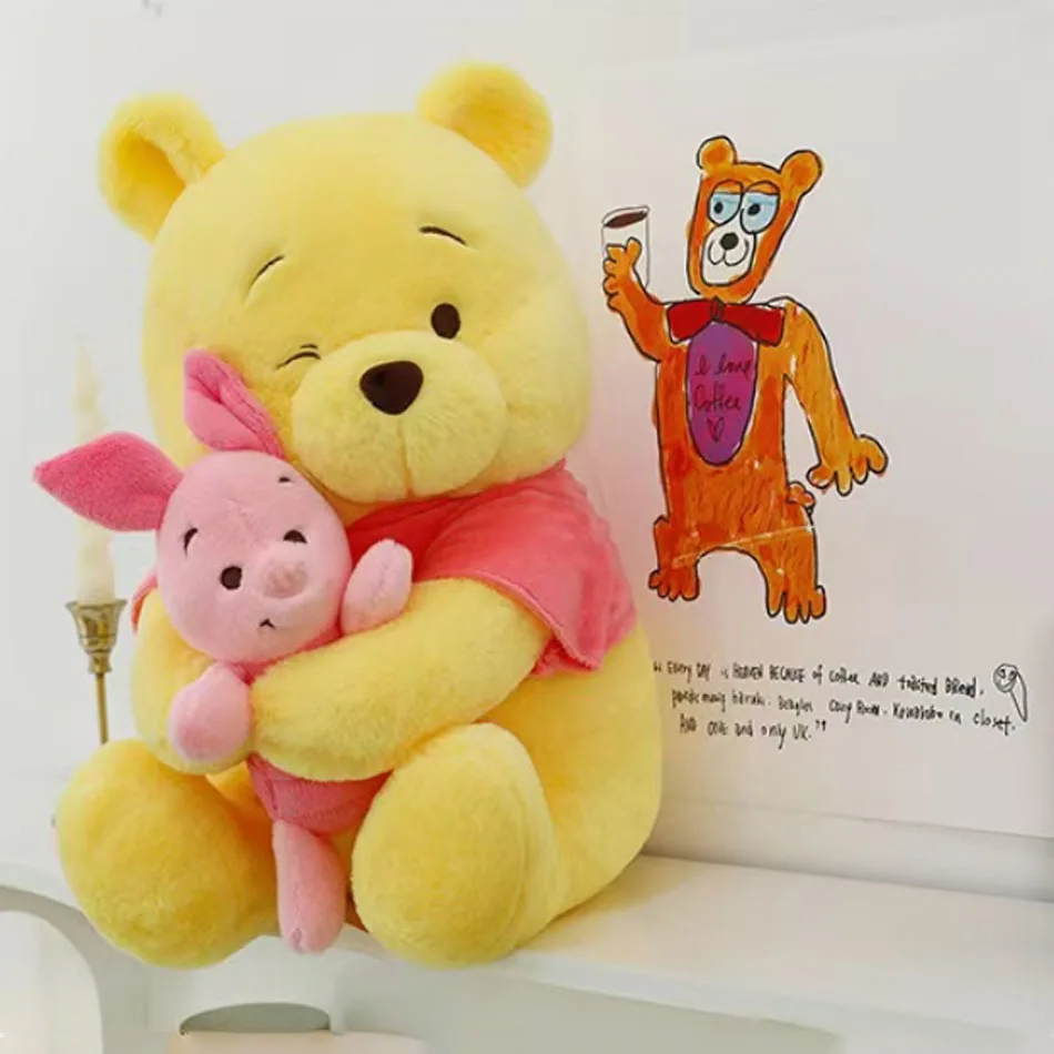 

ГОРЯЧАЯ РАСПРОДАЖА! Плюшевая игрушка Винни-Пух 35 см, милый маленький медвежонок, кукла Виви, подарок на день рождения, подарок на Рождество.