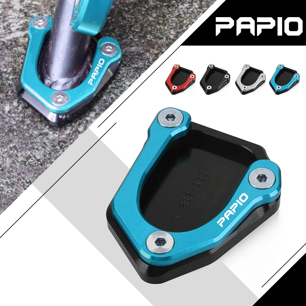 

Motorcycle Accessories For CFMOTO CF MOTO XO PAPIO XO 125 XO-1 XO-2 Papio 125 Side Stand Enlarger Kickstand Extension Plate Pads