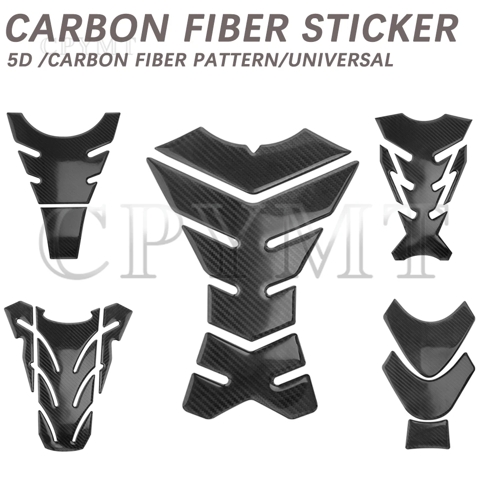 

5D Carbon Fiber Motorcycle Tank Pad Sticker Decal Emblem fit for Honda Suzuki Yamaha Kawasaki Triumph Aprilia Benelli DUCATI