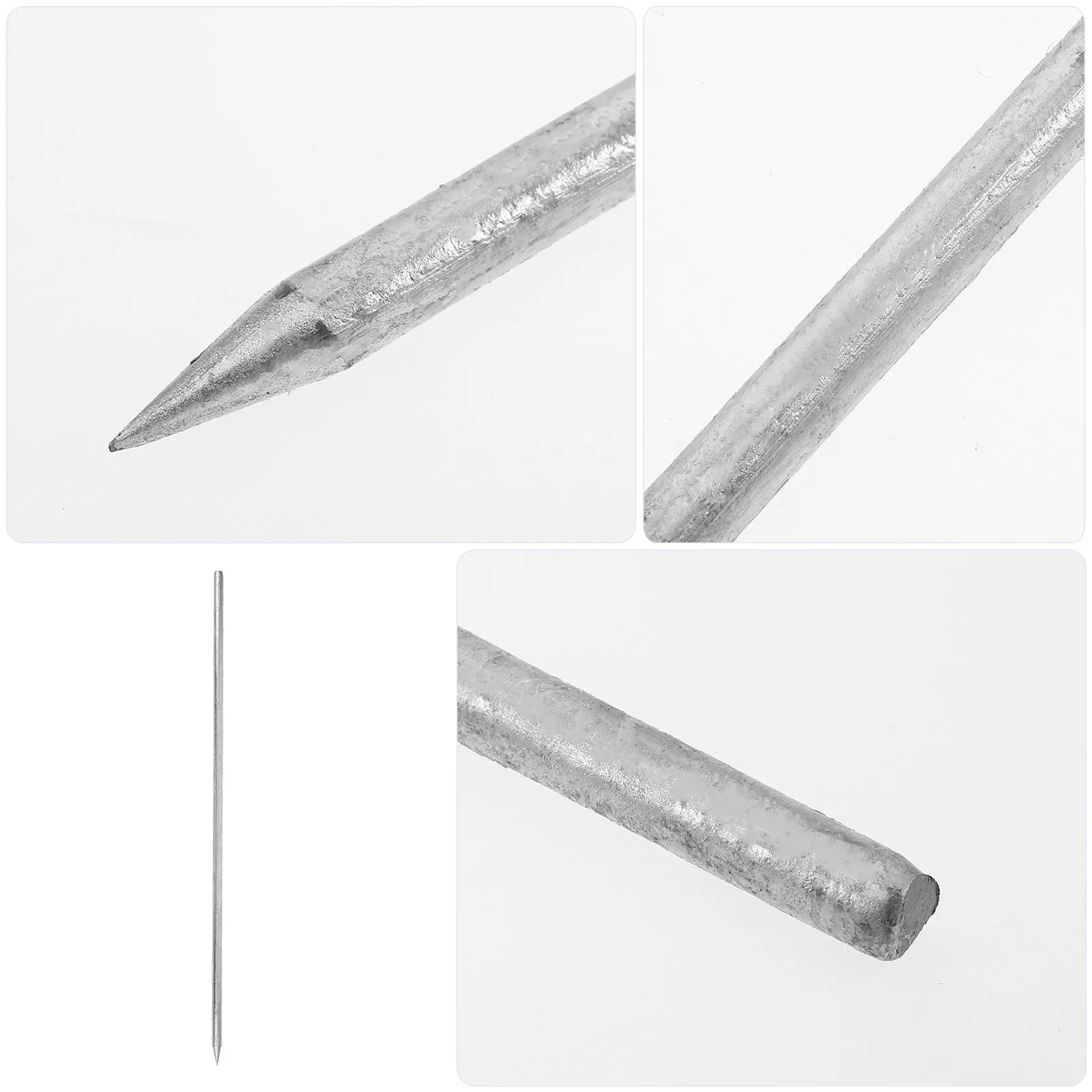 Stainless Steel Ground Rod Durable Grounding Stake Electrical Protection Post Pin Portable Earthing Rod Home Signal Tower