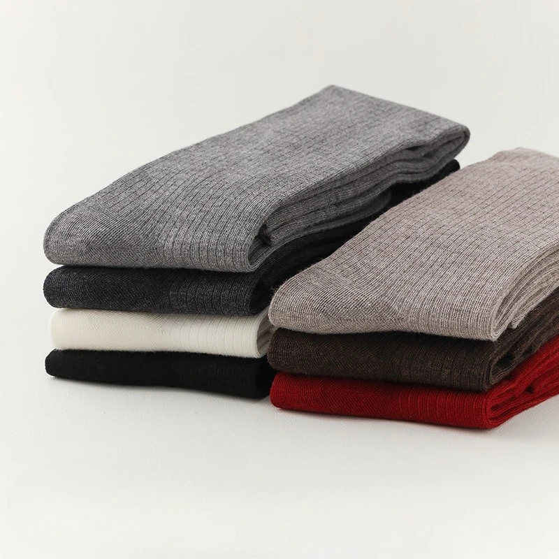 

6 пар модных универсальных осенних носков из флиса, повседневные, удобные, женские, элегантные, простые, длинные носки