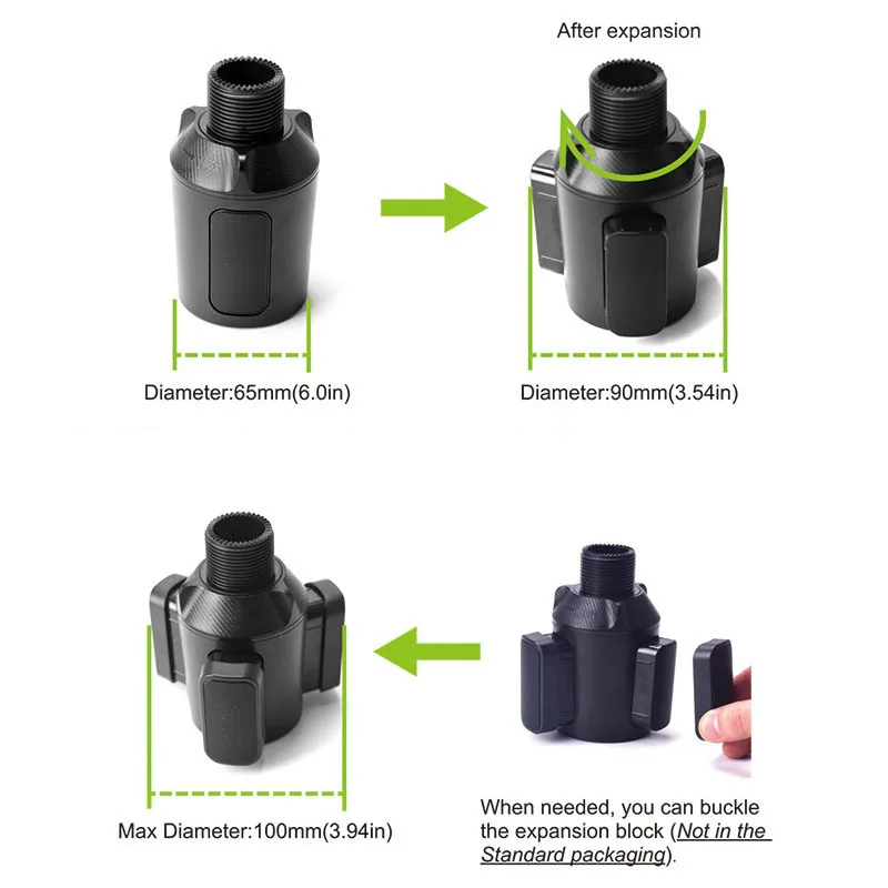 Car Tablet Stand Cup Holder Expander Multi-functional Adjustable Drinking Bottle Bracket Removable Mobile Phone Holder image 3