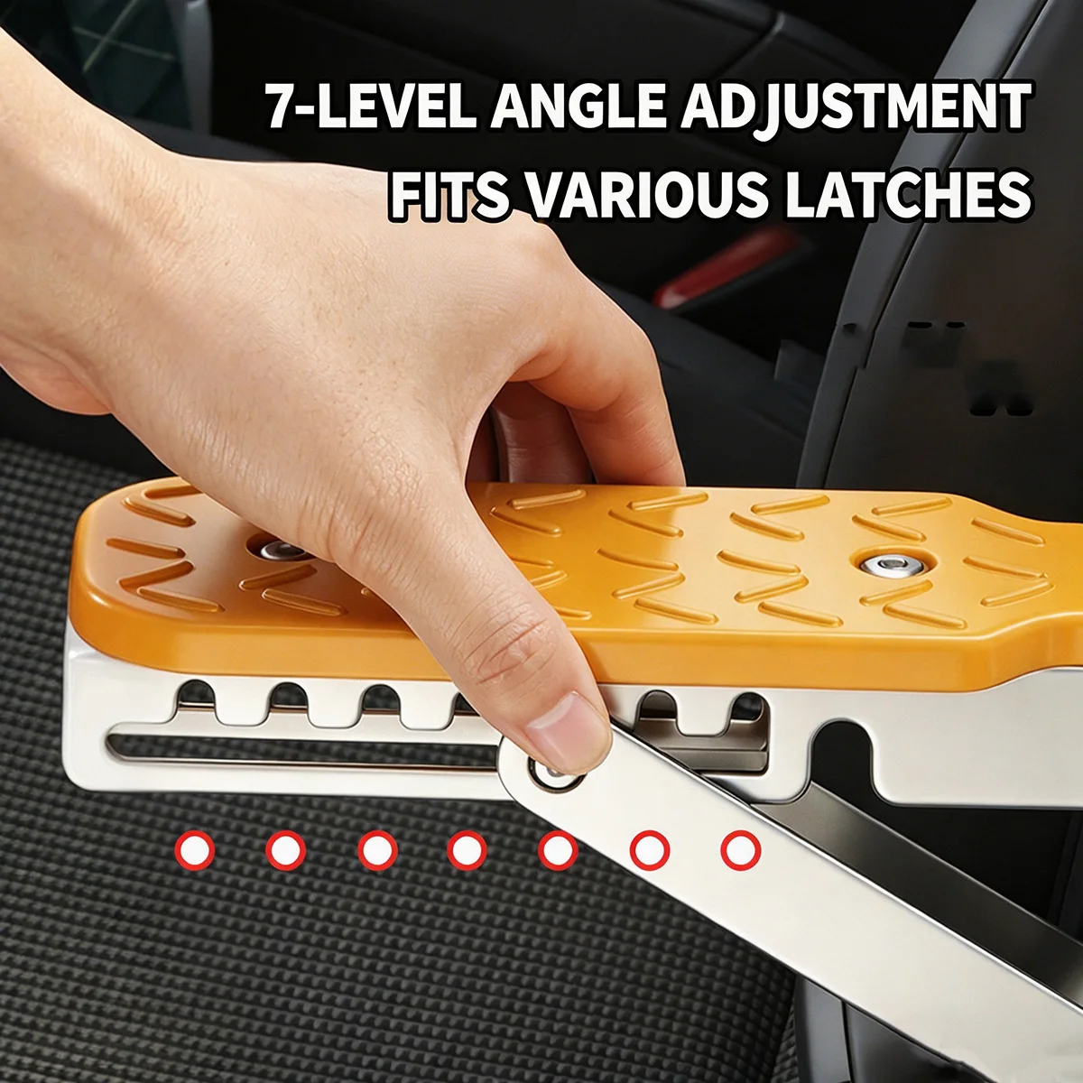 Foldable Car Door Step Pedal Universal Fit Aluminium Alloy 250kg Door Latch Hook Roof Rack Access Auto Exterior Accessories