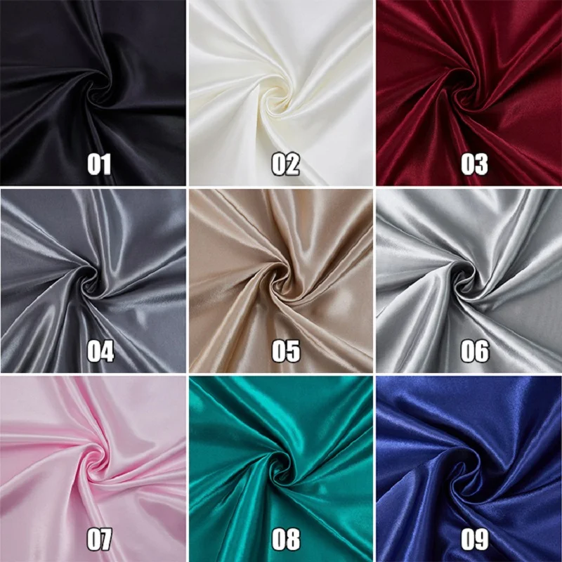 4Pcs Nordic Luxury Solid Color Satin Bedding Set Satin Bed Sheet Mattress Cover Pillowcase Set Bed Fitted Sheet King Queen