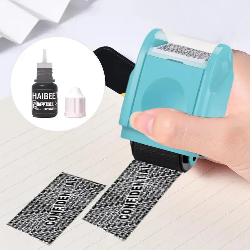 

Ink Roller Identity Protection Secure ID Privacy With Roller Stamper Identity Protection Ink Roller Address Blocker Protects