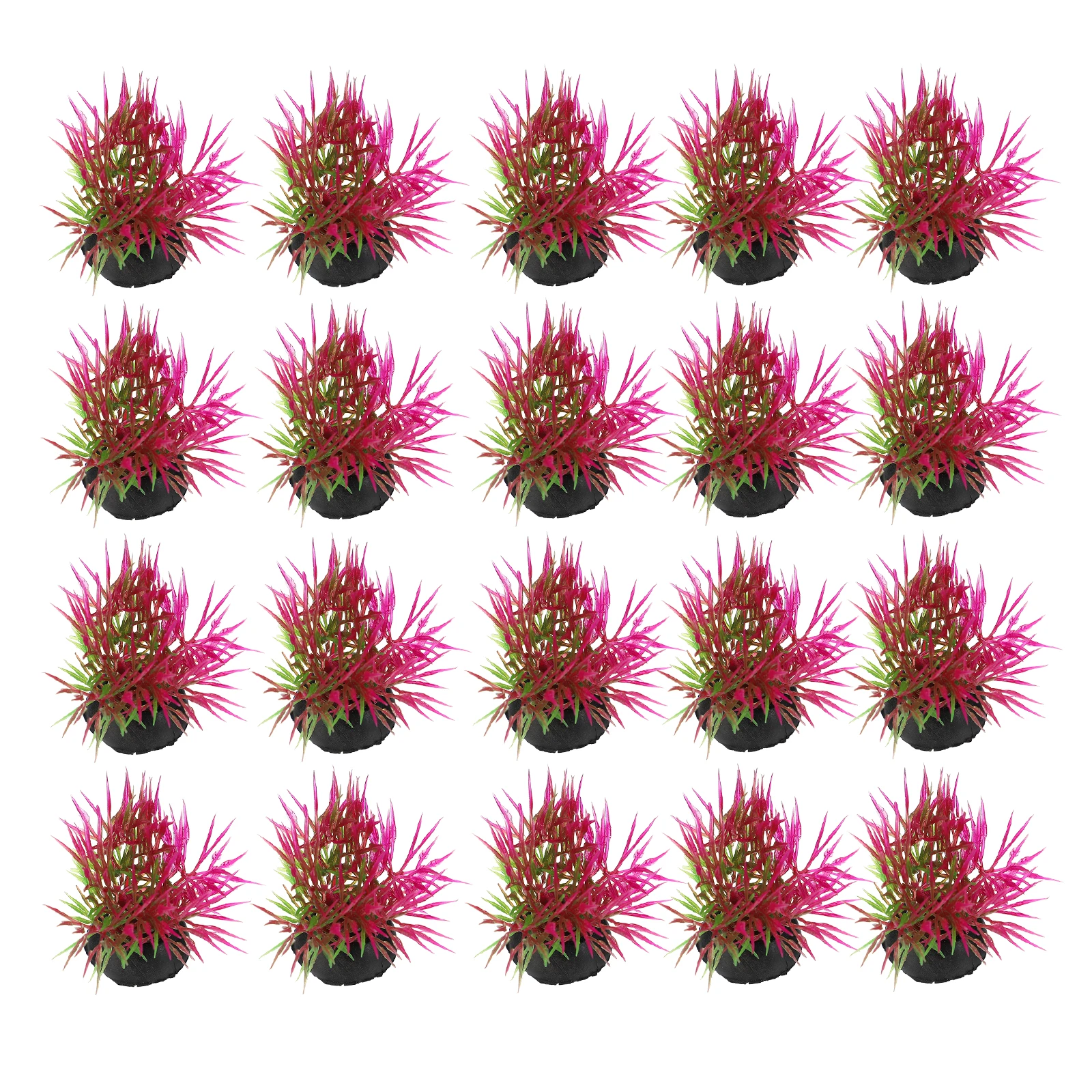 

20Pcs Artificial Water Plants Premium Fake Aquarium Decoration Plastic Fish Tank Plant Decor Realistic Underwater Aquatic Plants