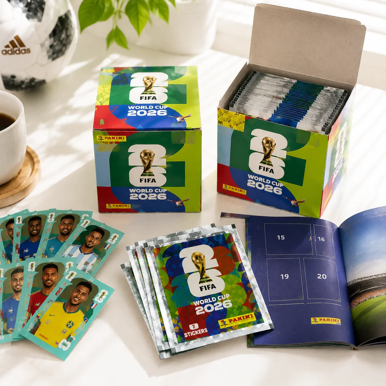 In Stock Panini 2026 FIFA World Cup Sticker Pack Panini Soccer Card Panini Cards Soccer Memorabilia Collection Football Cards