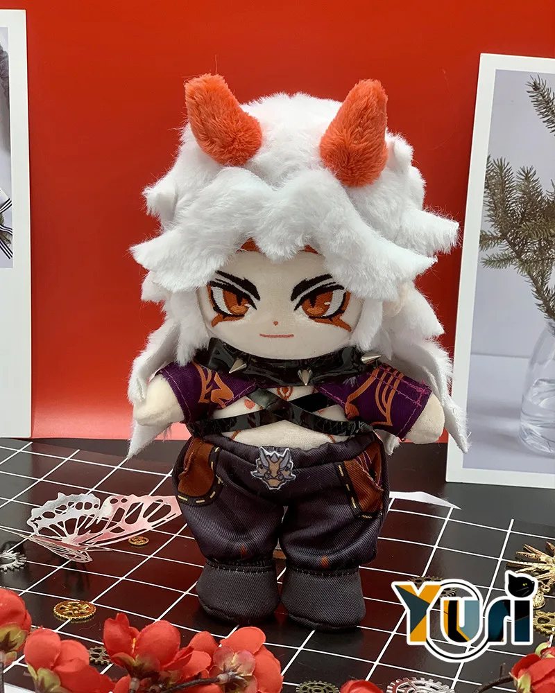 

In Stock New Limit Genshin Impact Arataki Itto 20cm Plush Doll Change Clothes Outfit Toy Soft Cosplay Fan Gift C KM