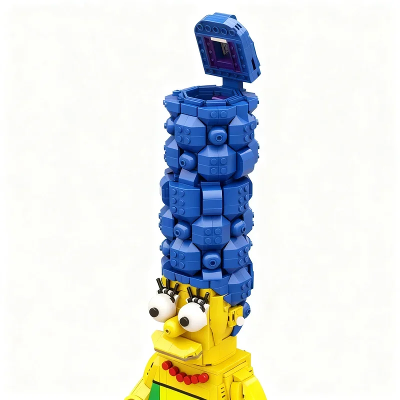 

1256PCS MOC Creative Upscaled Minifigure Marge Model Custom Building Blocks DIY Ideas Display Birthday Gift Assembly Home Decor