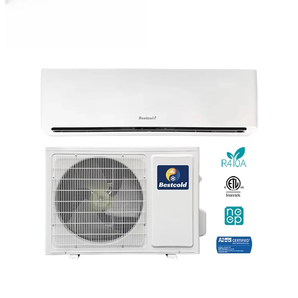 Bestcold 2025 رائجة البيع 50 هرتز العاكس وتشغيل/إيقاف R410a وحدة تيار متردد صغيرة سبليت مكيفات هواء جديدة لغرفة RV سيارة واستخدام الفندق