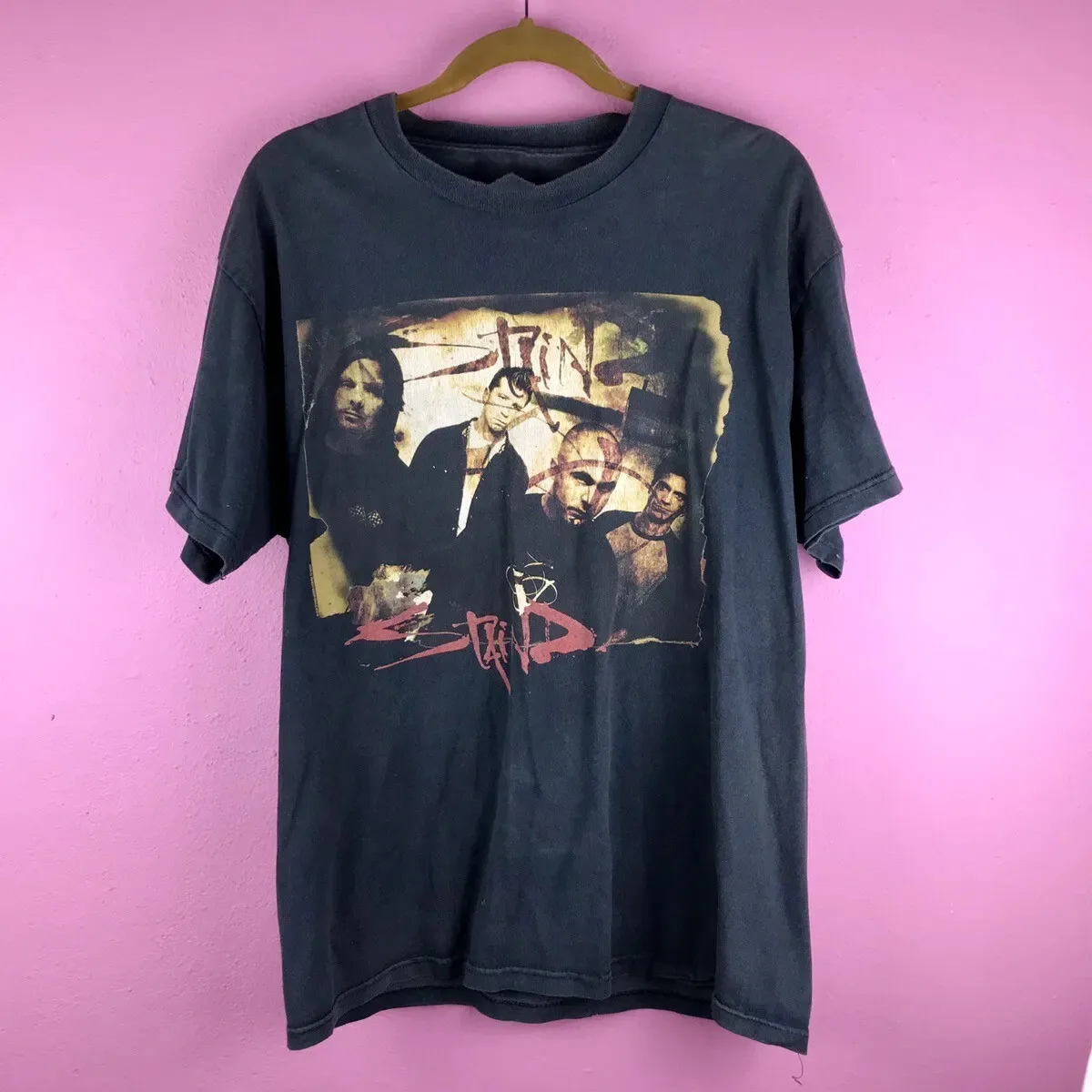 Vintage Dysfunction Staind Band Shirt Short Sleeve Black Unisex S-5XL KE076