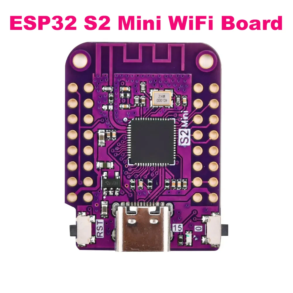 ESP32 S2 Mini WiFi Board Based ESP32-S2FN4R2 ESP32-S2 4MB Flash Type-C Connect Compatible with MicroPython