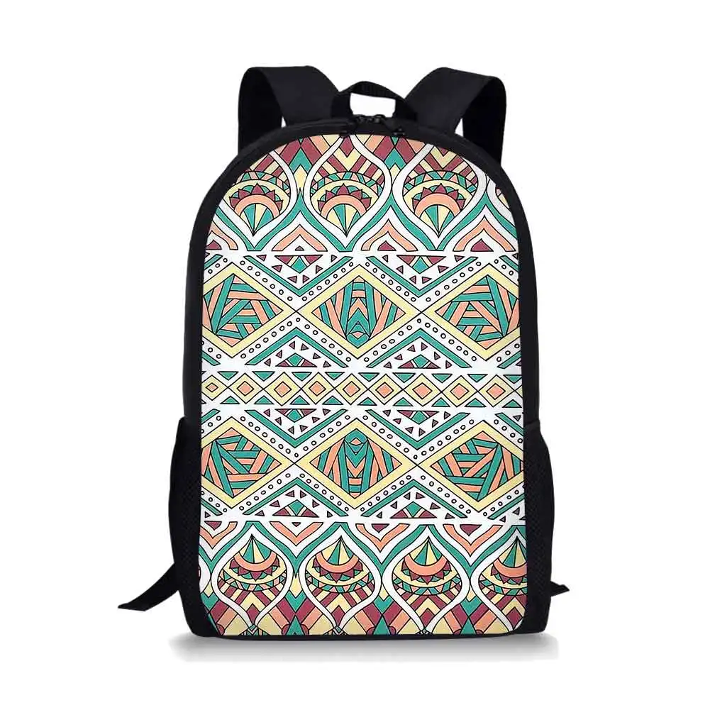 Retro ethnischen Stammes-Stil Rucksack Teenager täglich lässig Rucksack Jungen Mädchen Kinder Buch Tasche Schüler Schult asche Reise Rucksäcke