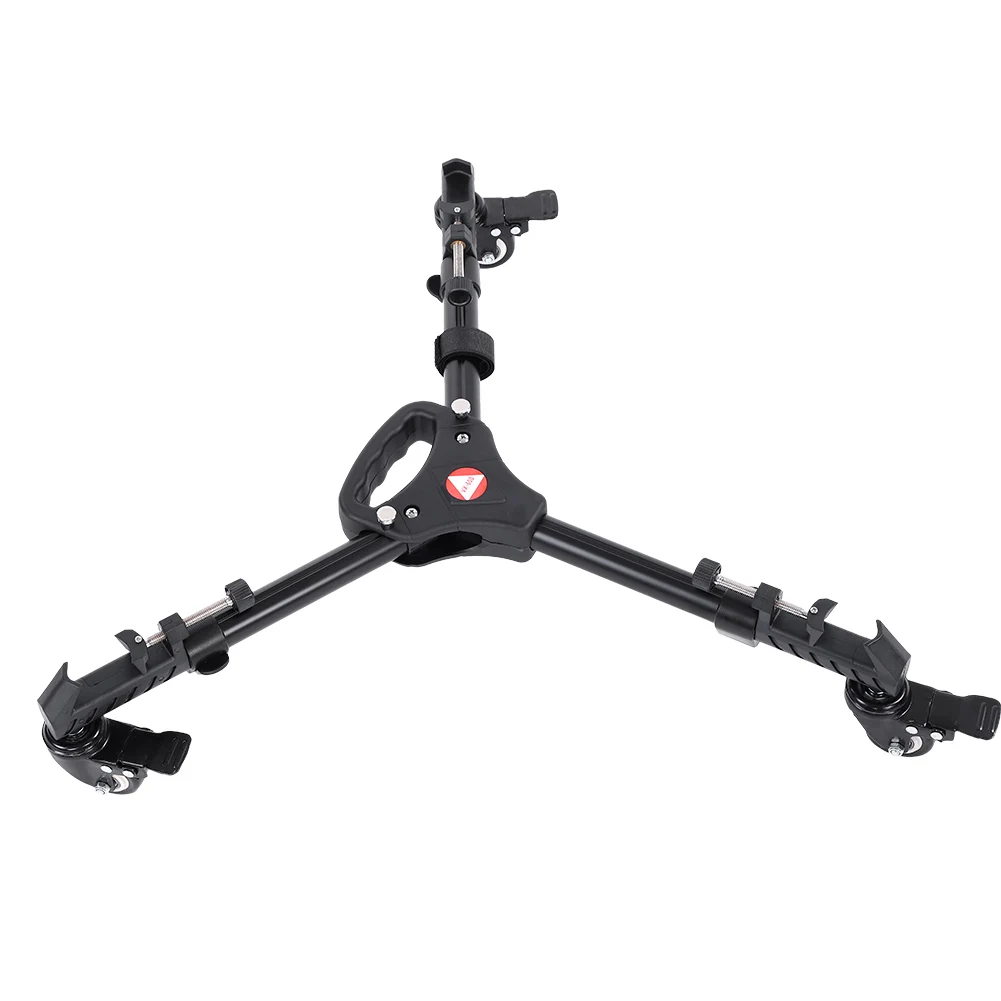 Camera Tripod Foldable Tripod Tripod Pulley  VX-600 Foldable Tripod Dolly 3 Wheels Stand Pulley Base Universal Camera