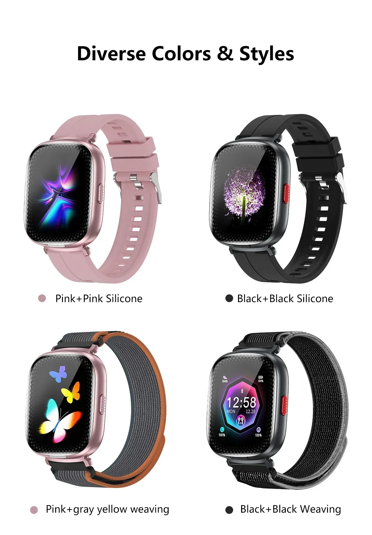 Smartwatch with Built-In Earbuds and 1.88-Inch Curved TFT Display description 20