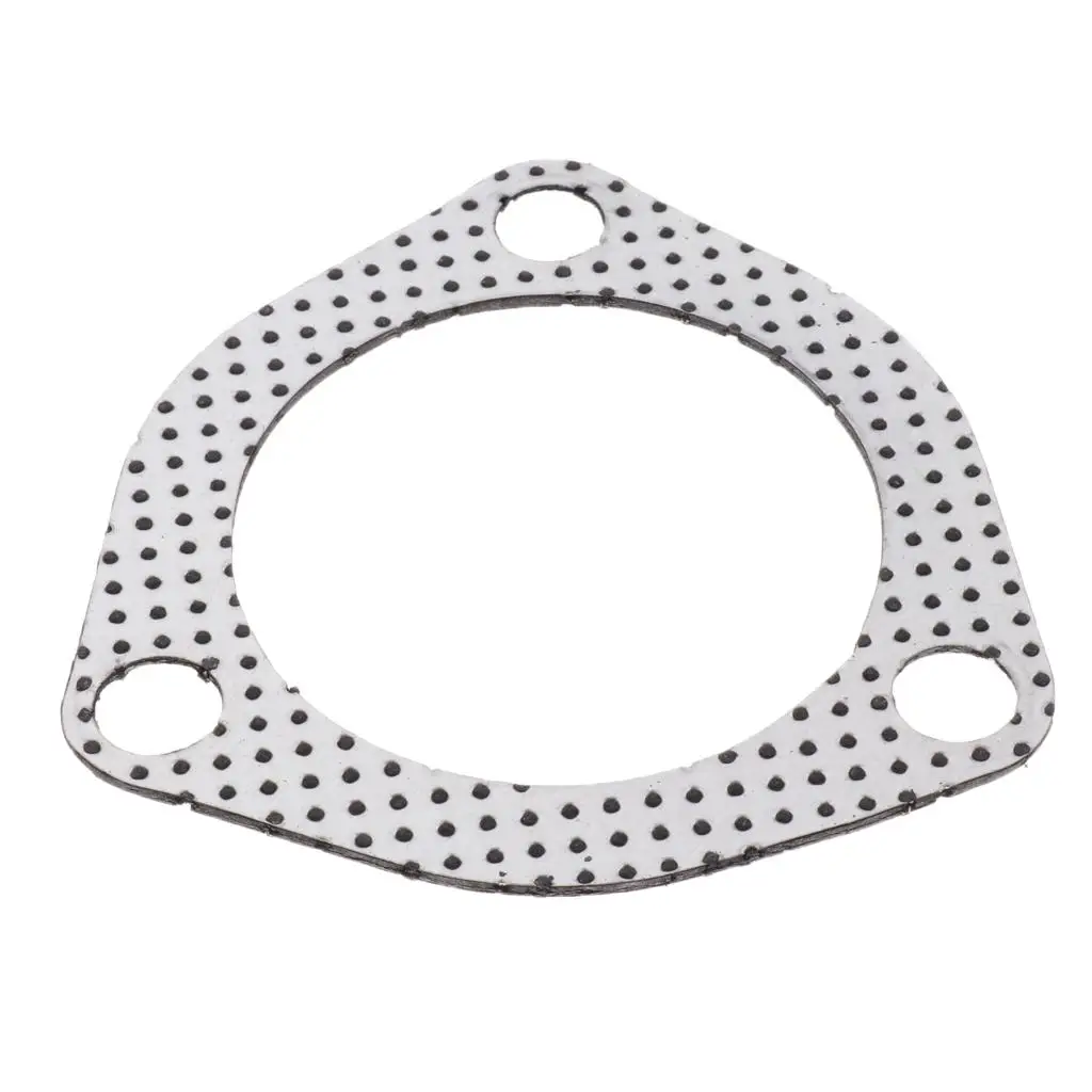 Easy Install Car Triangle 3 Bolt High Exhaust Gasket Flange 2.5 inch