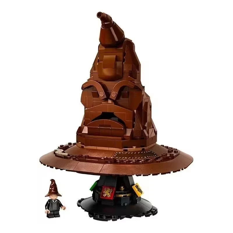 561pcs Ramo Cappello da strega Building Block MOC76429 Modello Mattone Cappello da mago Magic Boy Toy Regalo di compleanno per bambini