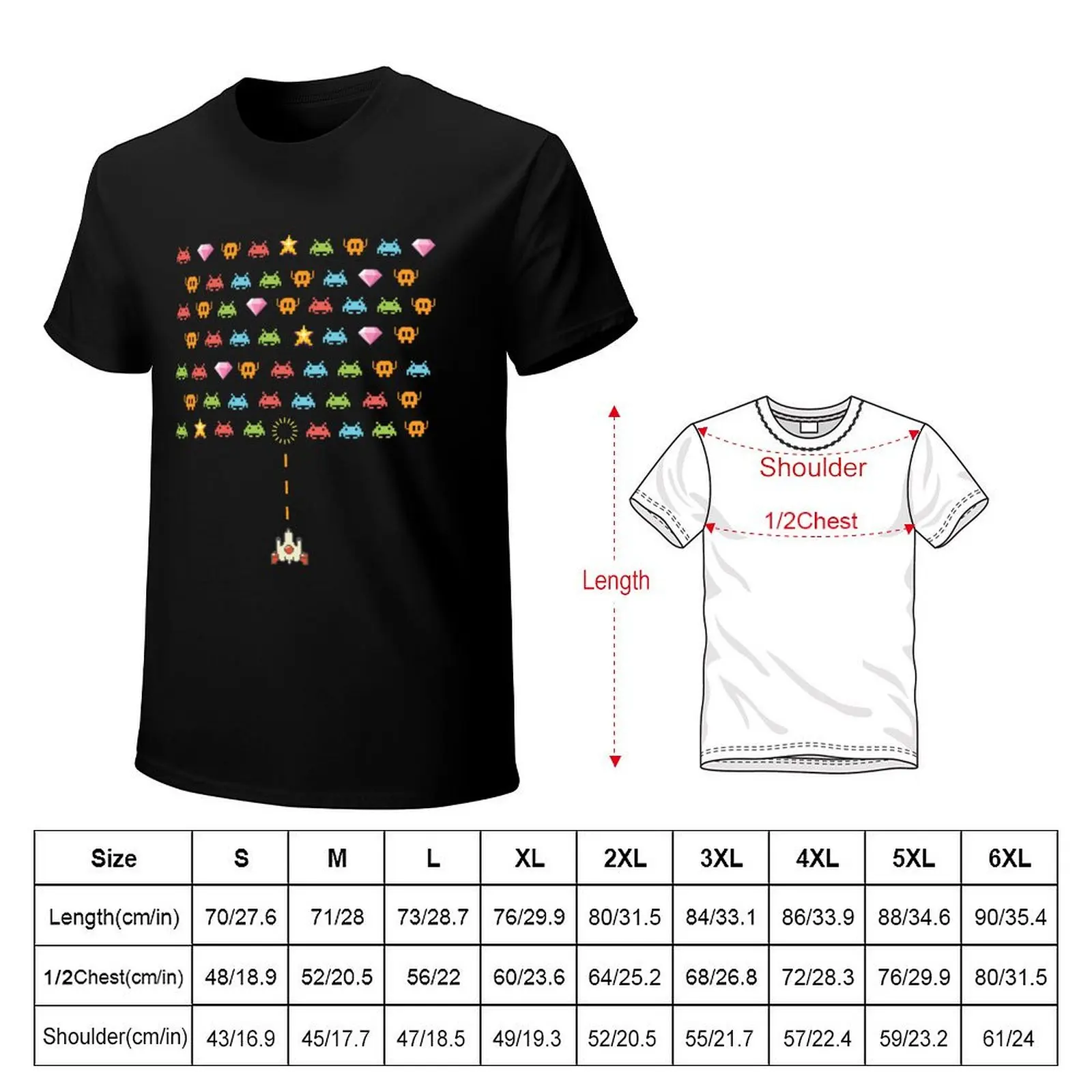 Vintage Retro computer video game T-Shirt anime t shirts oversize T-Shirt