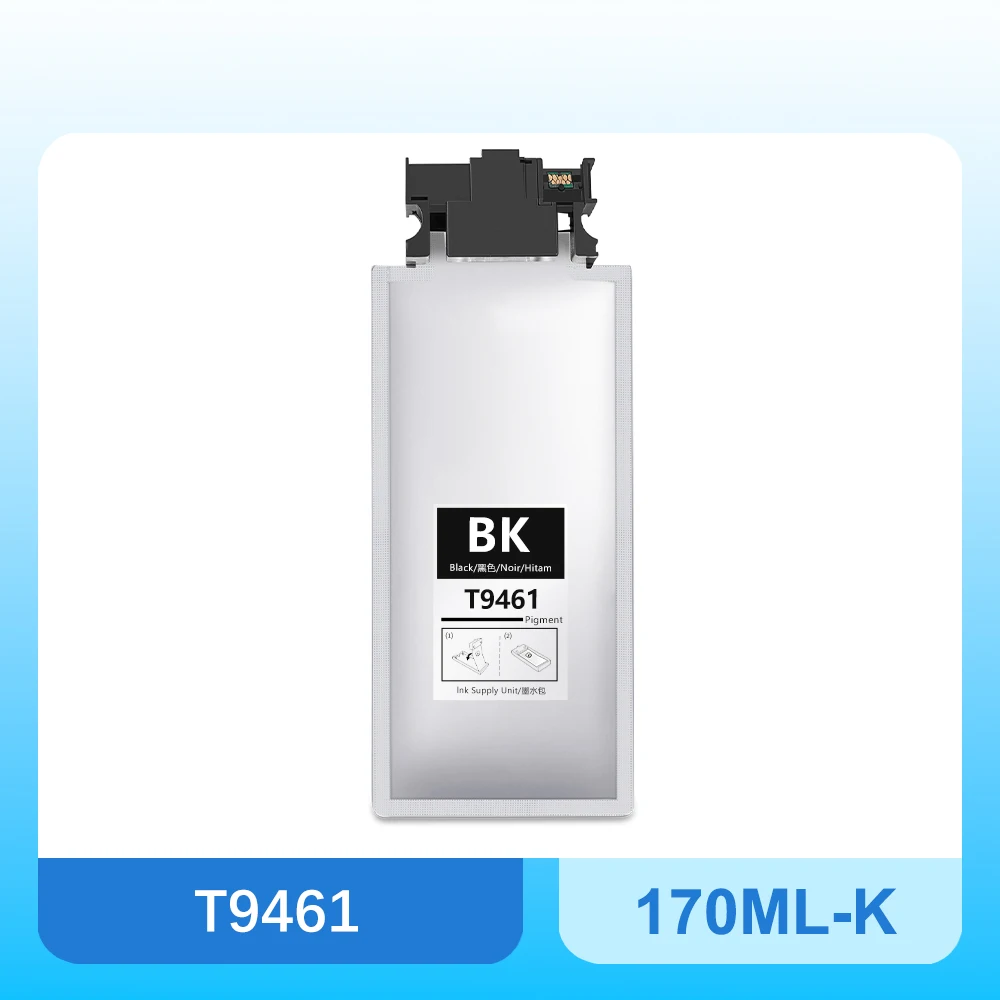 T9451 T9451-T9454 T9461 Pigment Ink Bag With Chip For Epson WorkForce Pro WF-C5790 WF-C5290 WF-C5710 WF-C5210 Ink Cartridge
