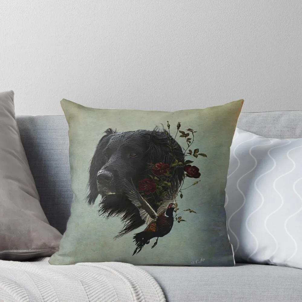 

Large Munsterlander with pheasant Throw Pillow christmas decorations 2025 Pillows Aesthetic luxury covers pillow