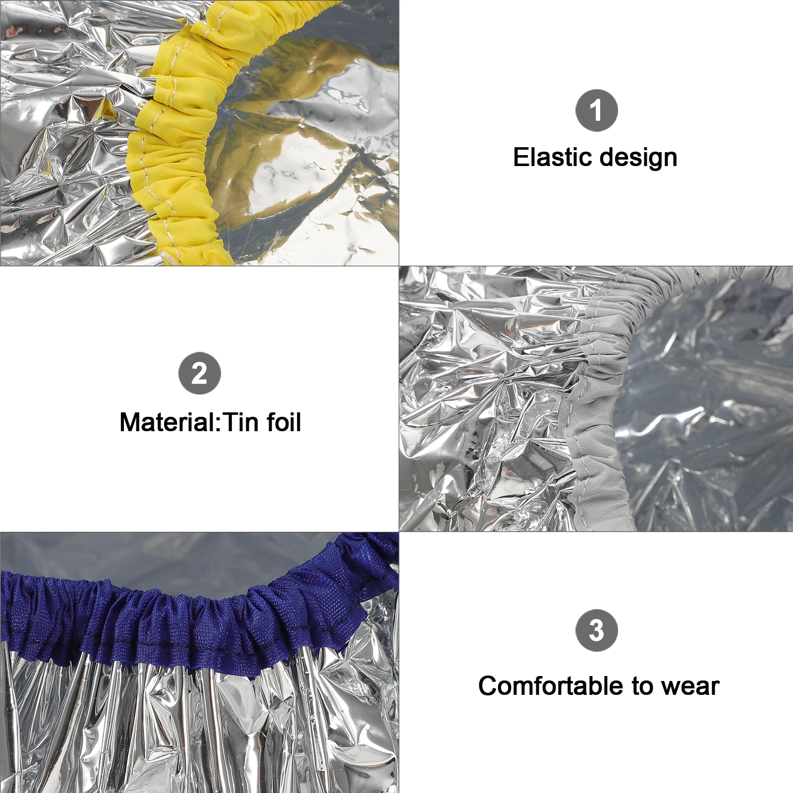 

Elastic Conditioning Caps For Hair Dyeing, Tin Foil Hair Processing Caps, Comfortable Deep Conditioning Shower Caps
