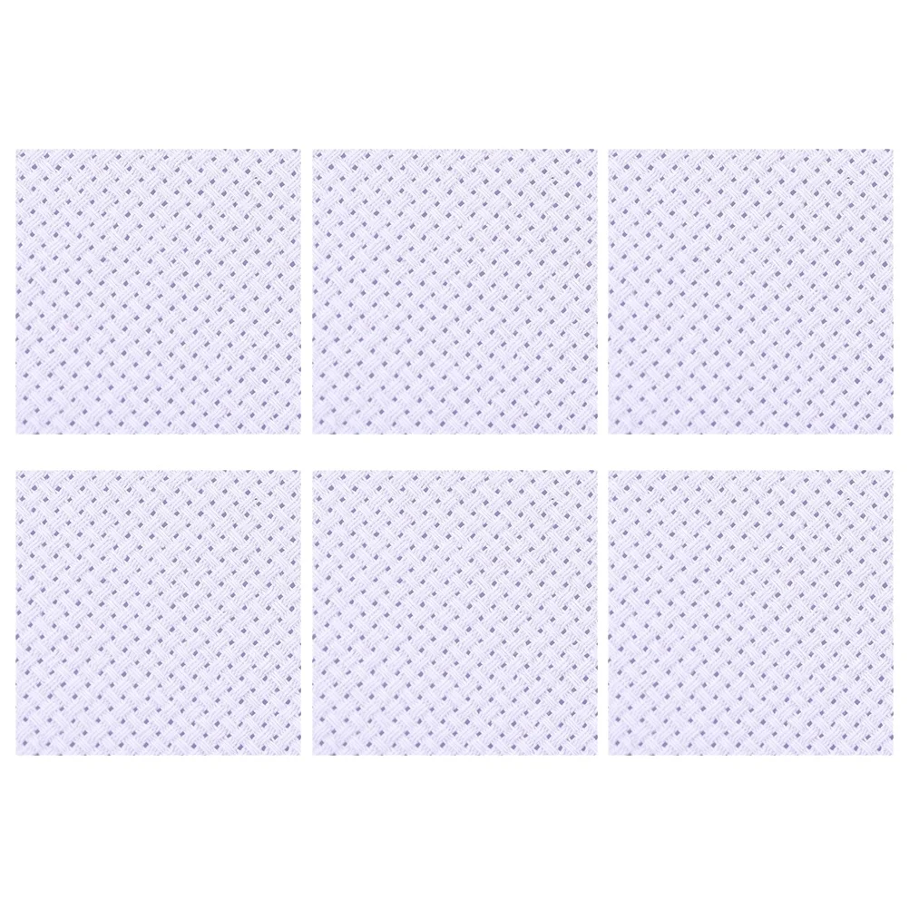 

6 PCS Cross Stitch Cloth High Quality Cotton Fabric DIY Embroidery Needlework Cloth Patchwork Squares Sewing