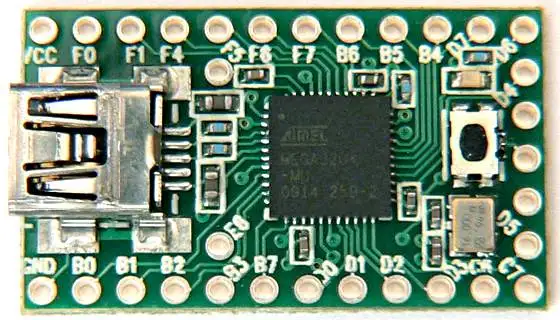 Teensy 2.0 USB AVR مجلس التنمية لوحة المفاتيح الماوس ISP محرك فلاش USB لوحة تجريبية Mega32u4