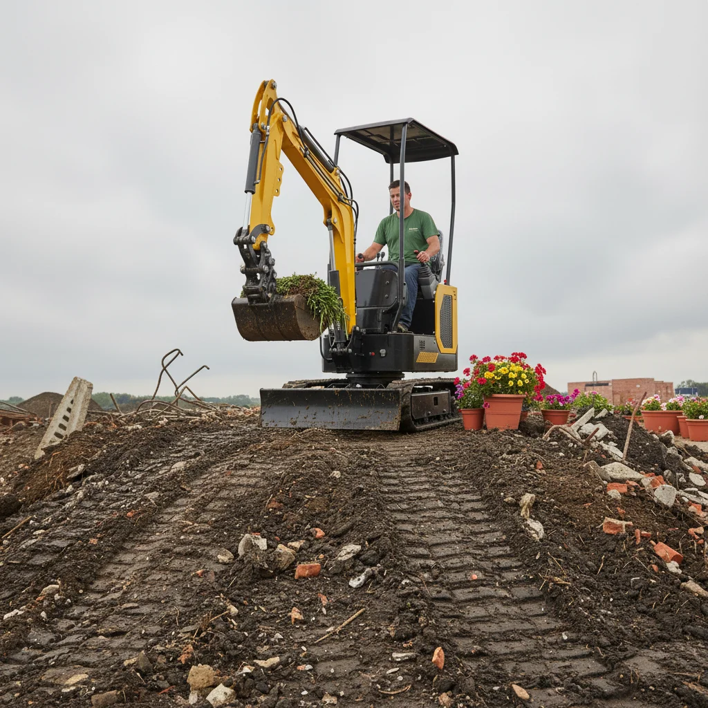 

2.0 Ton Mini Hydraulic Crawler Excavator 360° Rotation Small Digger Construction Equipment