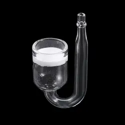 Glass Co2 Diffusers Aquarium Fish Tanks CO2 Diffusers Glass Cup Carbon Dioxide Reactor Ceramic Disces For Fish Tanks