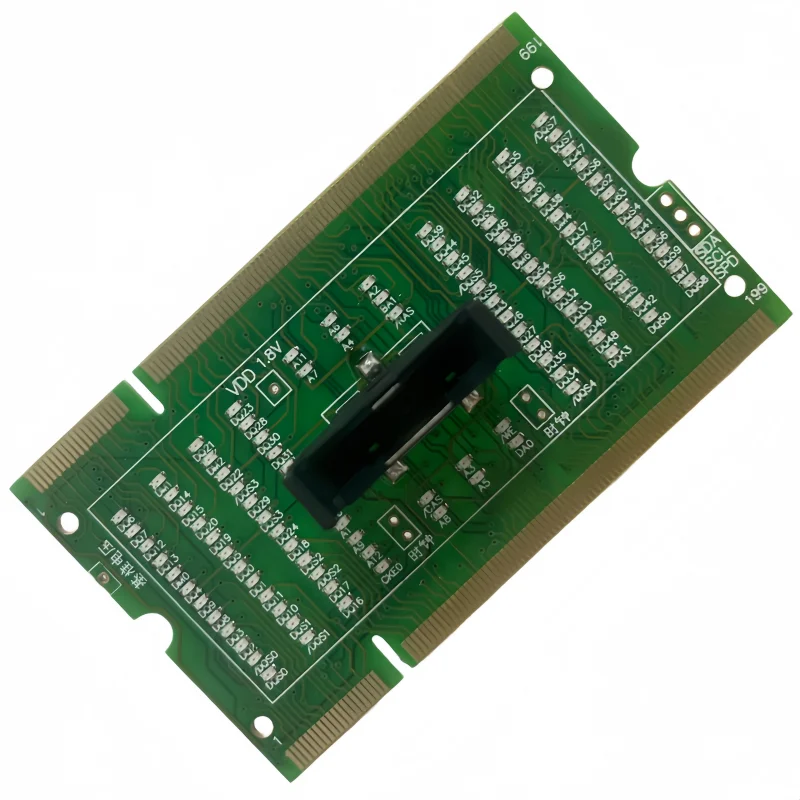 SDRAM SO-DIMM Pin out Diagnostic Analyzer Test Card LED Tester for Memory Slot DDR2 DDR3 DDR4 DDR5 Notebook