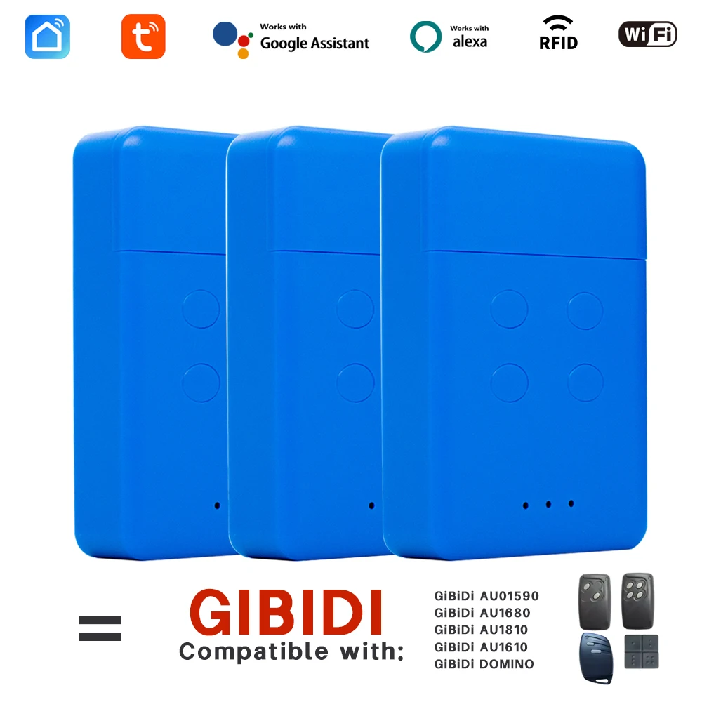 

GIBIDI Wifi Transmitter Smart Wireless Remote Control 433.92MHz Tuya RF bridge connector USB 5V Timer DIY Alexa Google Home