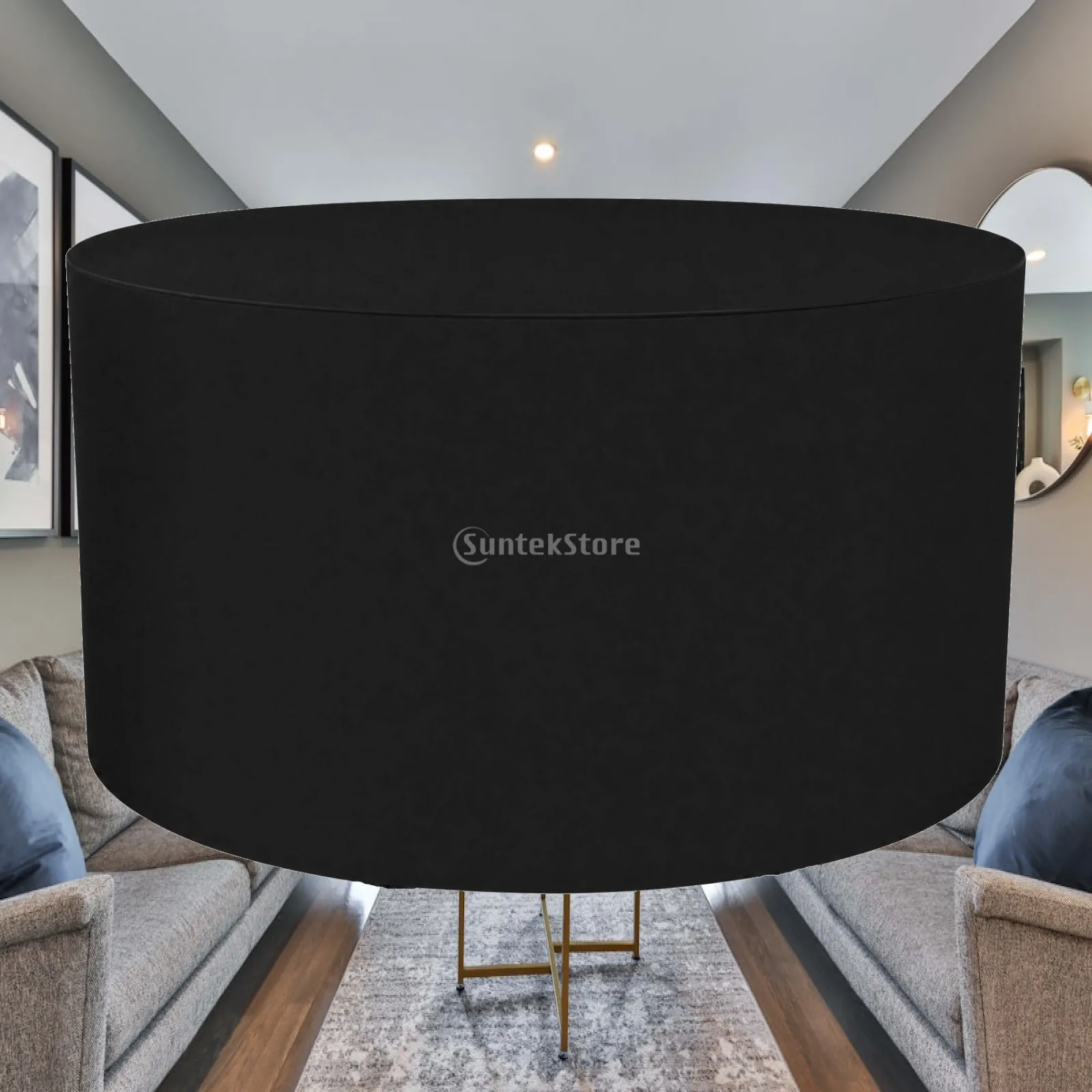 Table Cover Weather-Resistant Round Outdoor Table Cover Weatherproof for Balcony