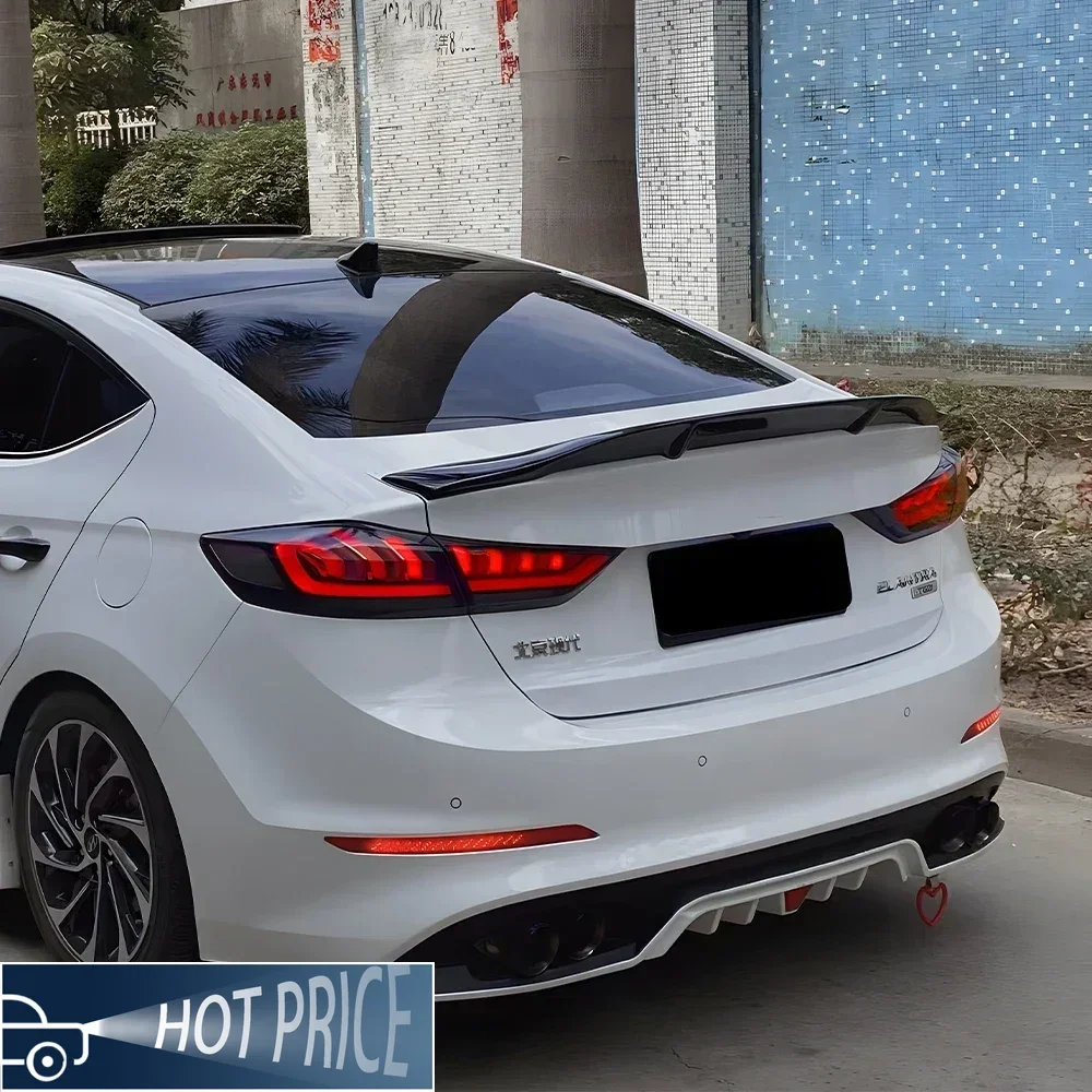 

Для Hyundai Elantra 2016-2020 автоматические задние фонари, обновленный стиль Genesis, аксессуары для стоп-сигналов, светодиодные автомобильные задние фонари в сборе