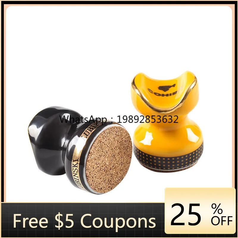 

LYY Ceramic Cigar Holder/Stand Portable Display Cigar Holder Cigar Stand Accessories for Men