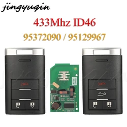 JYQ 95372090 / 95129967 Keyless Smart Remote Car Key 433MHz ID46 Chip For Chevrolet Holden GM Captiva 2014-2018 Auto Fob Contol