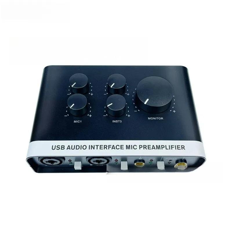 

Suitable for small USB sound card computer external network Karaoke video conference recording sound card musical card 48