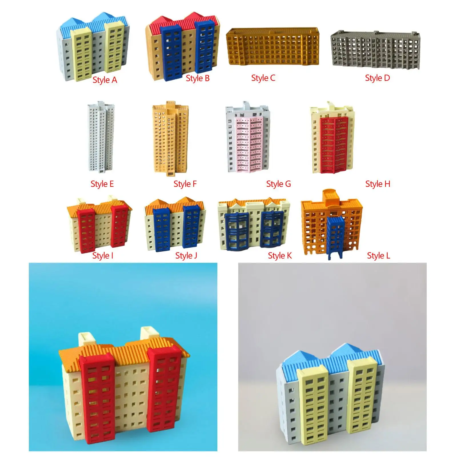 Accessori per il layout del treno modello Materiali da costruzione in scala 1/500 per la progettazione ferroviaria