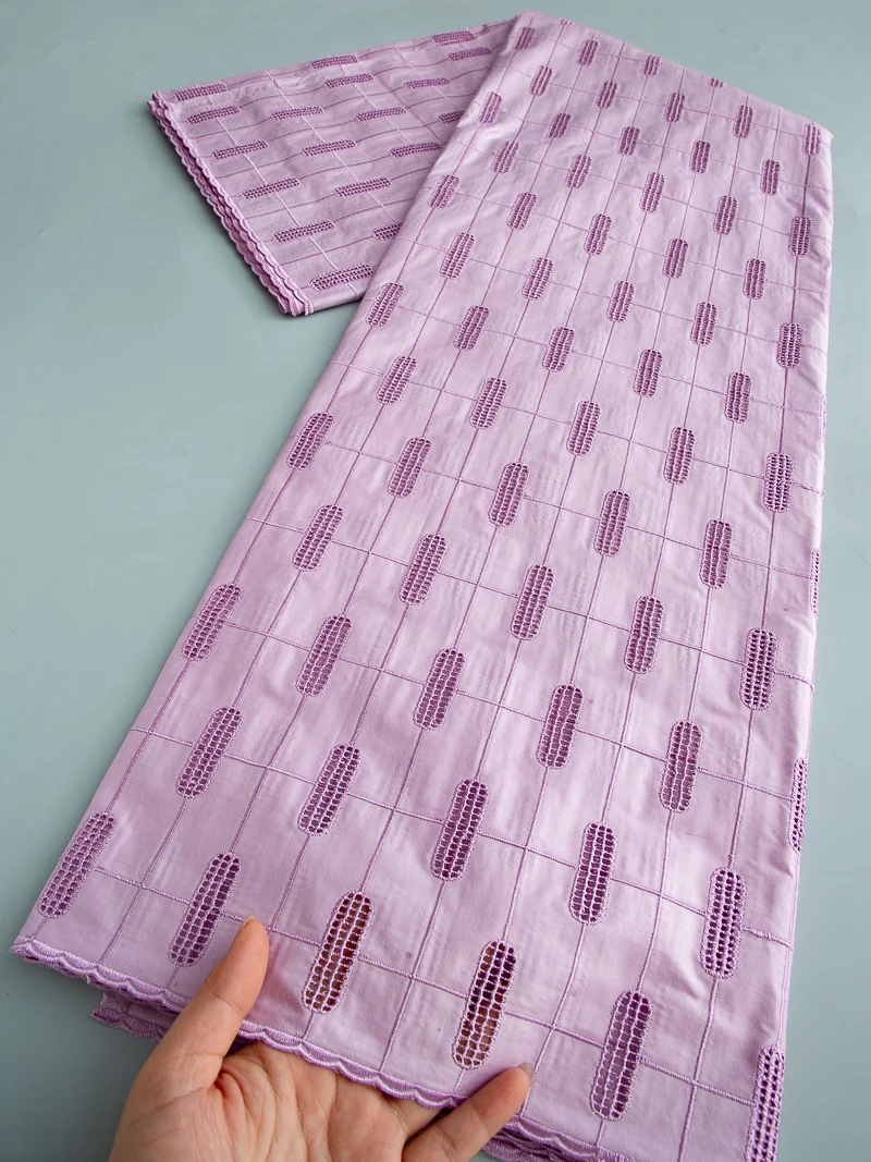 

White Swiss Voile Cotton Lace Fabric High Quality Stones African Nigerian Lace Embroidery Fabric For Party Dresses,5yards TY4571