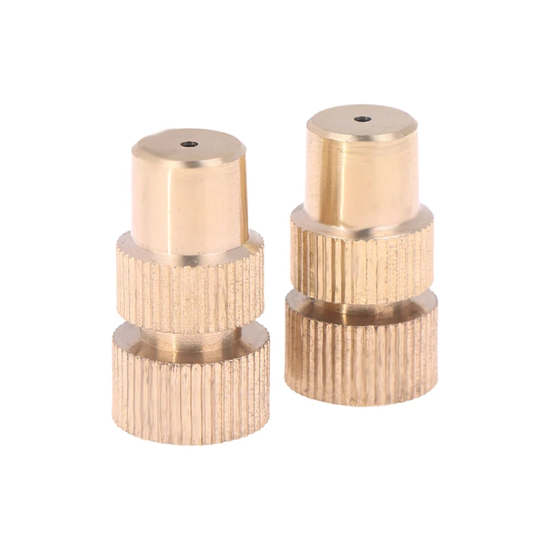 2pcs Farming Mini Agricultural Copper Atomizing Nozzle Spraying End Pressure Electric Sprayer Garden Pesticide Spray Accessories