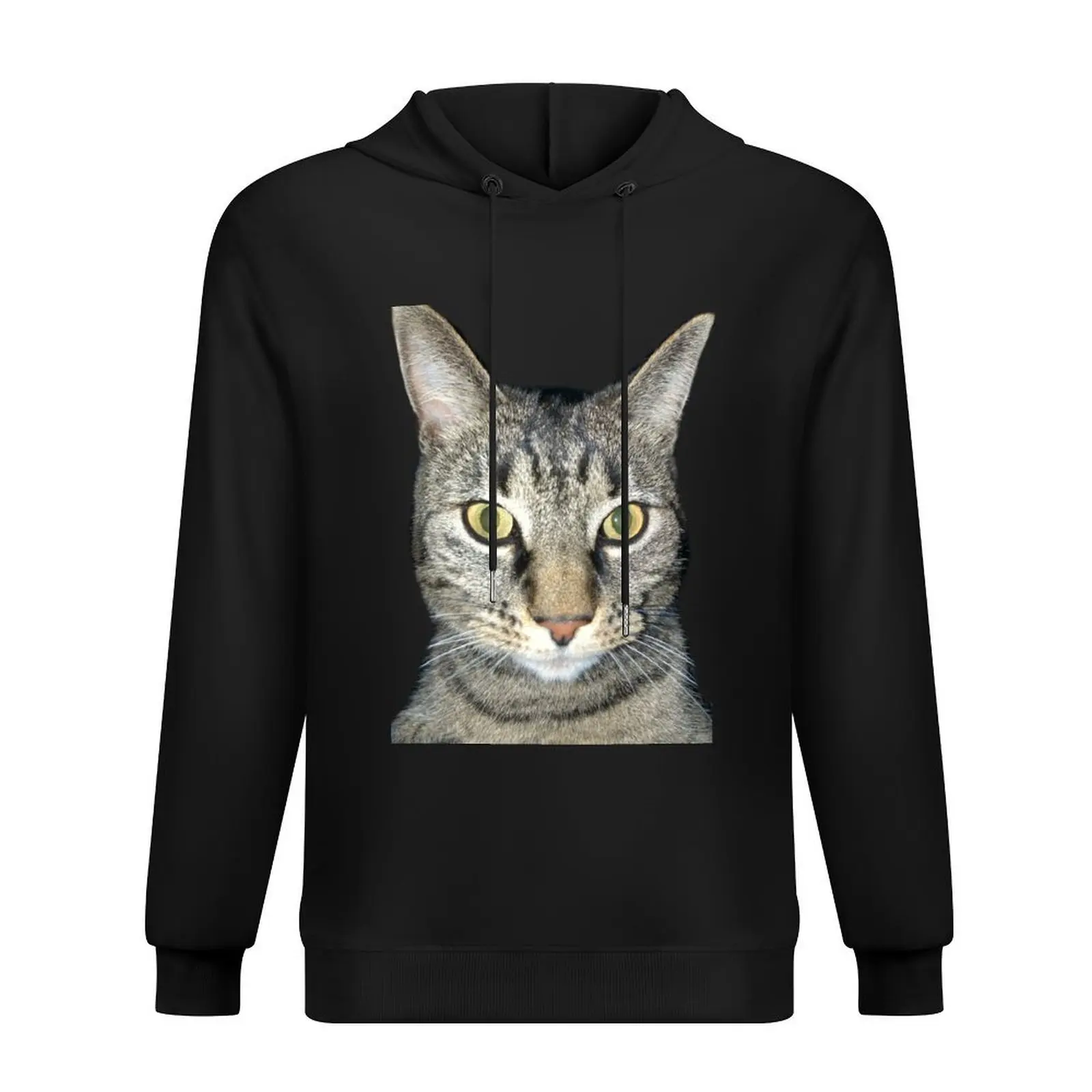 

Tabby Cat Closeup Hoodie autumn jacket men men clothes men's sweat-shirt blouse men's hoodie sweatshirt
