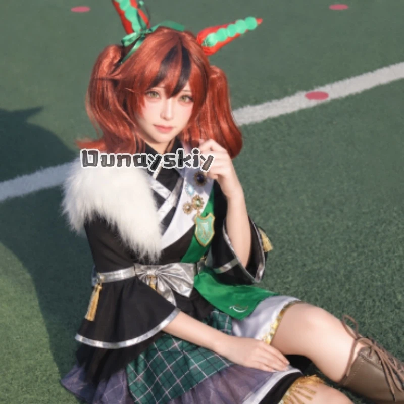 

KS*12Pretty Derby 5th Anniversary Summer Stage Costume Nice Nature Twin Turbo Cosplay Outfit Anime Game And Wigs Kawaii School