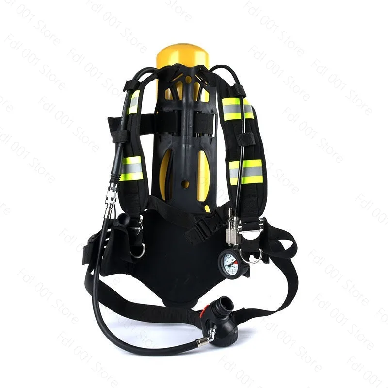 Positive pressure fire air respirator 6.8L carbon fiber filter fire mask respirator